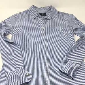 J.Crew slim size 2 pin striped women’s work shirt